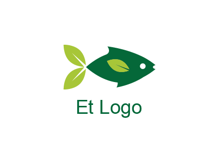 fish with leaves logo