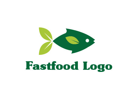 fish with leaves logo