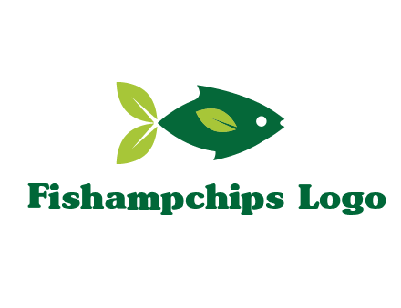 fish with leaves logo