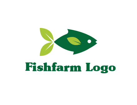 fish with leaves logo