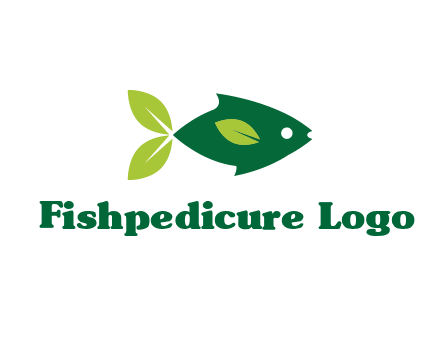 fish with leaves logo