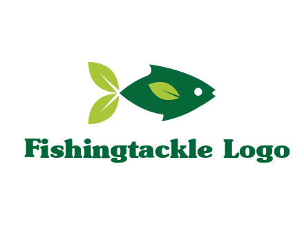 fish with leaves logo