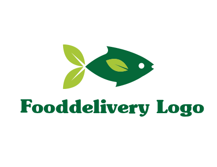 fish with leaves logo