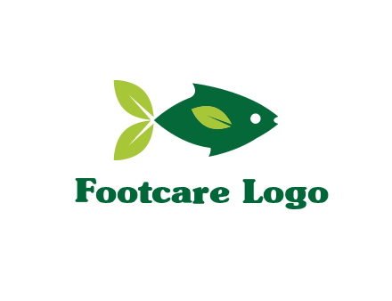 fish with leaves logo