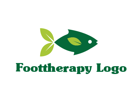 fish with leaves logo