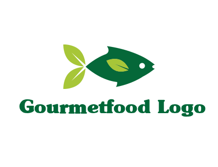 fish with leaves logo