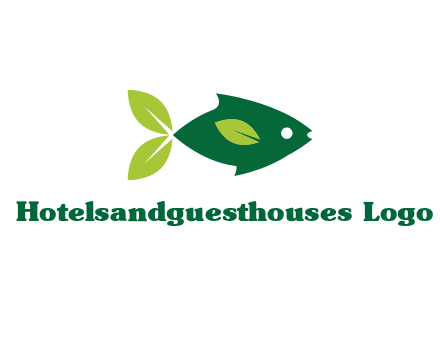 fish with leaves logo