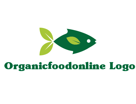 fish with leaves logo