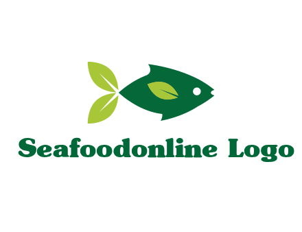 fish with leaves logo