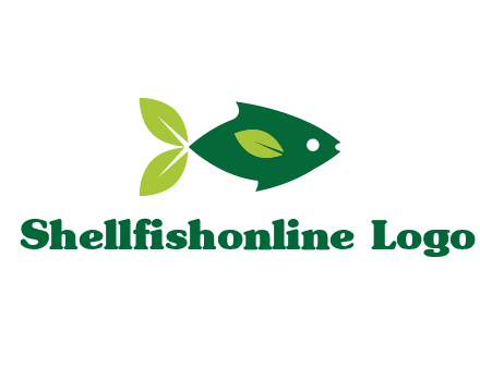 fish with leaves logo