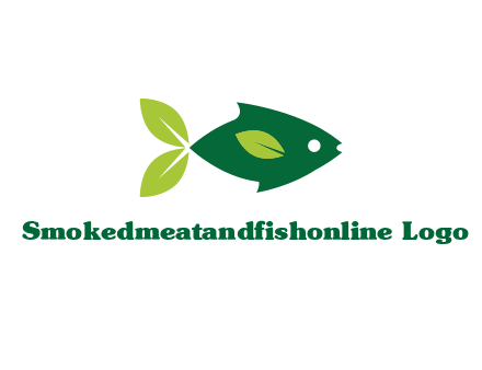 fish with leaves logo