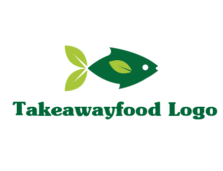 fish with leaves logo