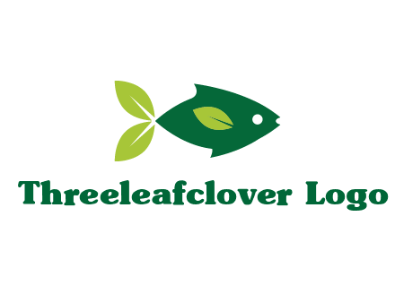 fish with leaves logo
