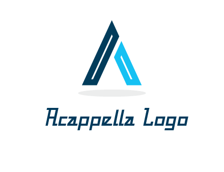 abstract letter A logo
