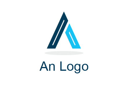 abstract letter A logo