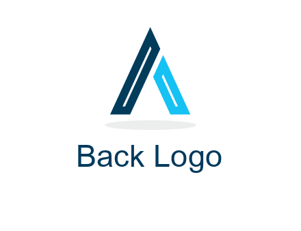 abstract letter A logo