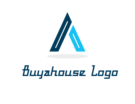 abstract letter A logo