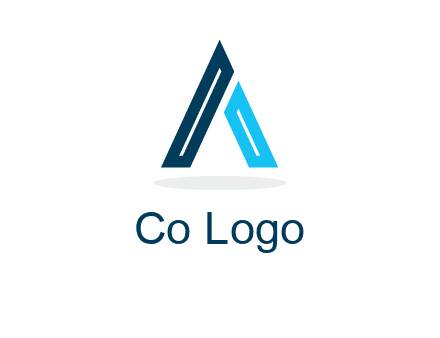 abstract letter A logo