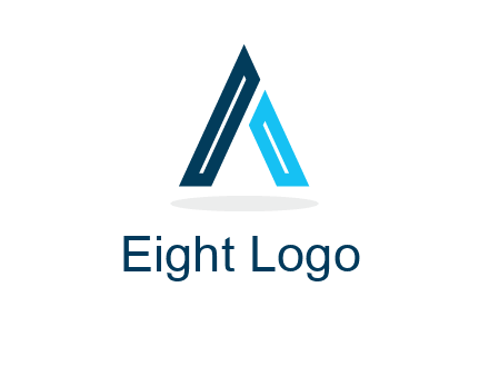 abstract letter A logo