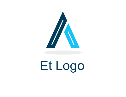 abstract letter A logo