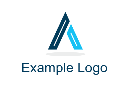 abstract letter A logo
