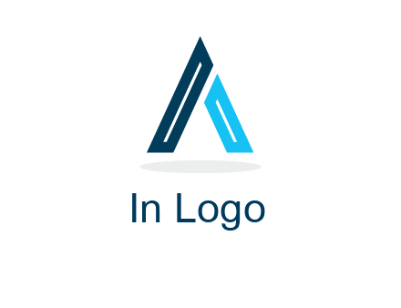abstract letter A logo
