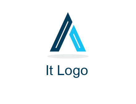 abstract letter A logo