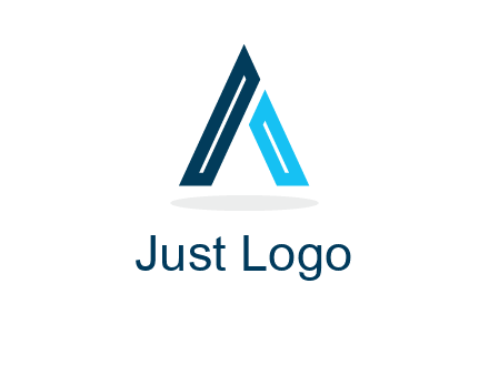 abstract letter A logo