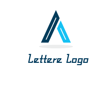 abstract letter A logo