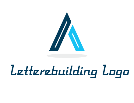 abstract letter A logo