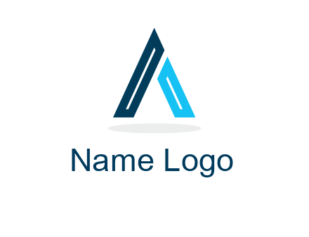 abstract letter A logo