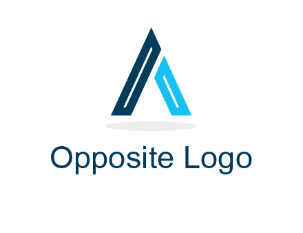 abstract letter A logo