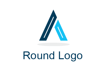 abstract letter A logo