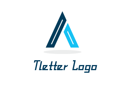 abstract letter A logo
