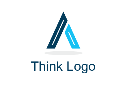 abstract letter A logo