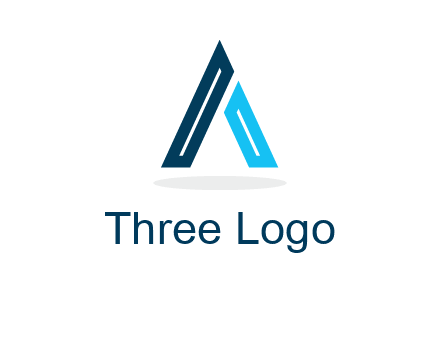 abstract letter A logo