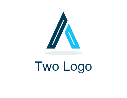 abstract letter A logo