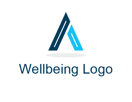 abstract letter A logo