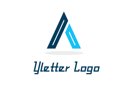 abstract letter A logo
