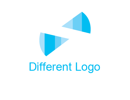 negative space letter S logo