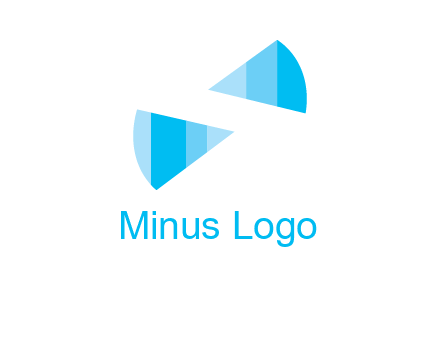 negative space letter S logo