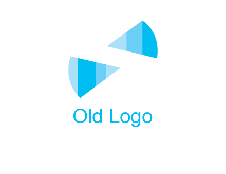 negative space letter S logo