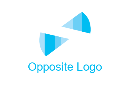 negative space letter S logo