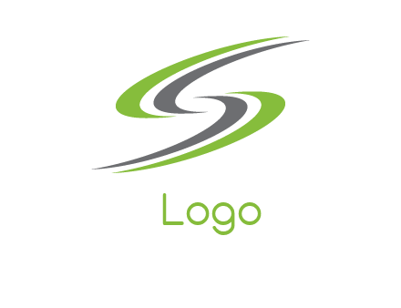 swooshes forming letter S shape logo