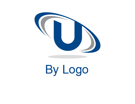 swooshes over letter U logo
