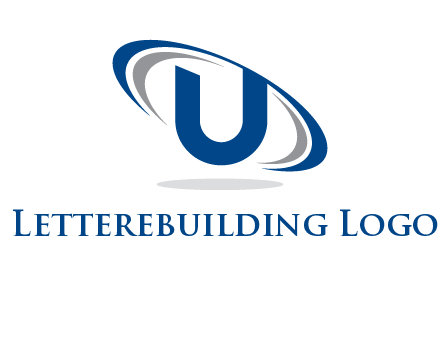 swooshes over letter U logo