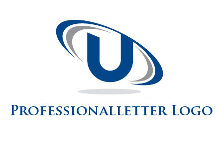 swooshes over letter U logo