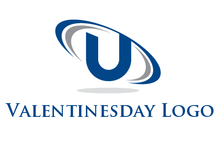 swooshes over letter U logo