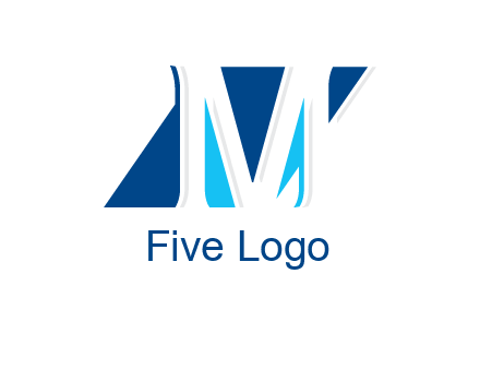 rhombus and letter M logo