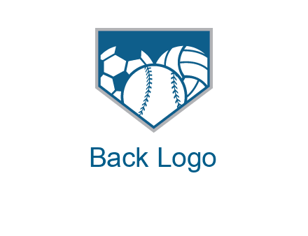balls inside shield logo